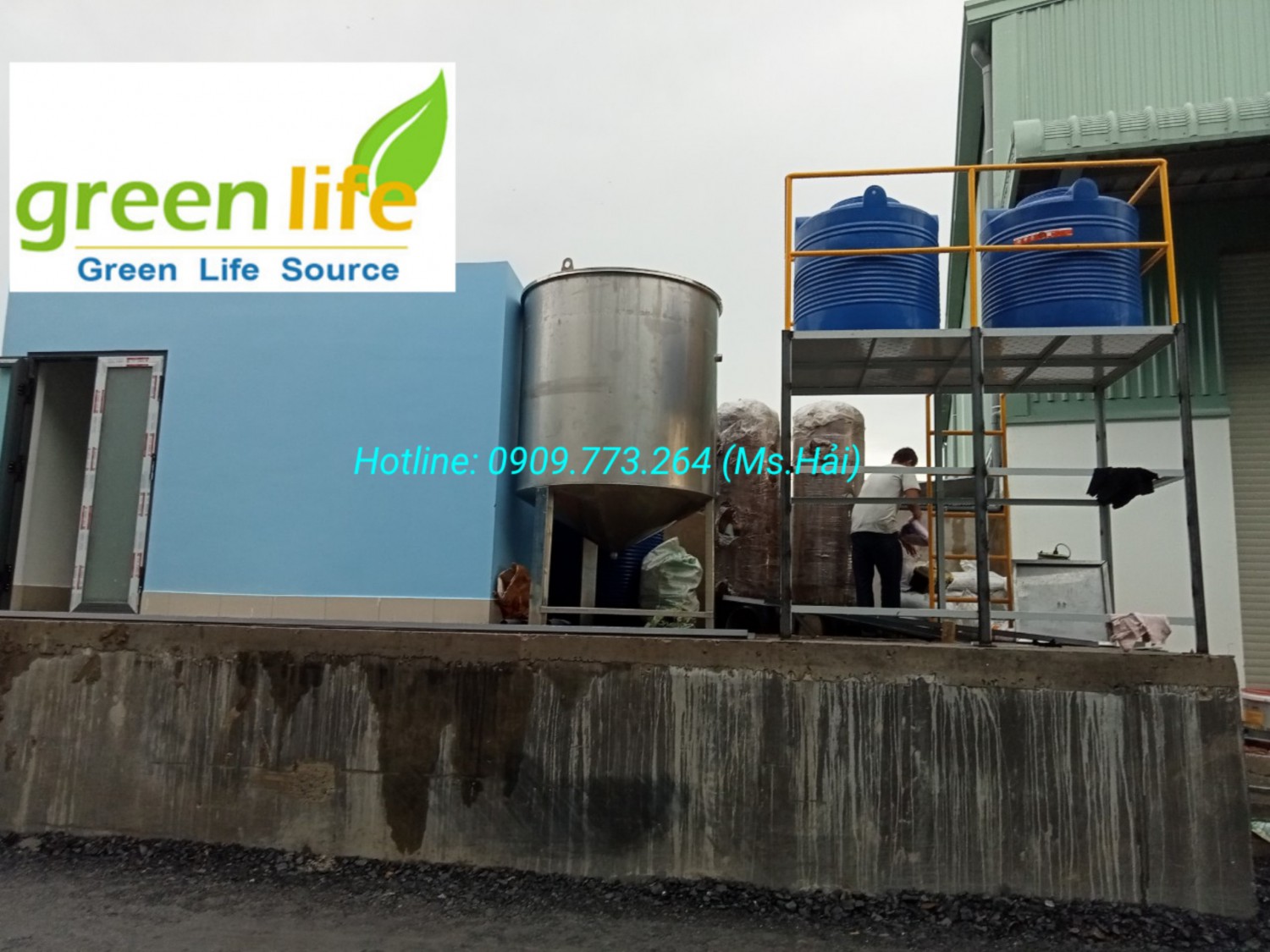 hệ thống xử lý nước thải nhà máy nước mắm hưng thịnh long an